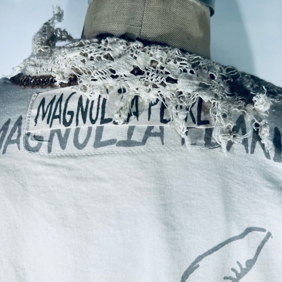 Magnolia Pearl Monique lined Silk Coat Applique Sequin Hearts. NWT O/S - Picture 11 of 12